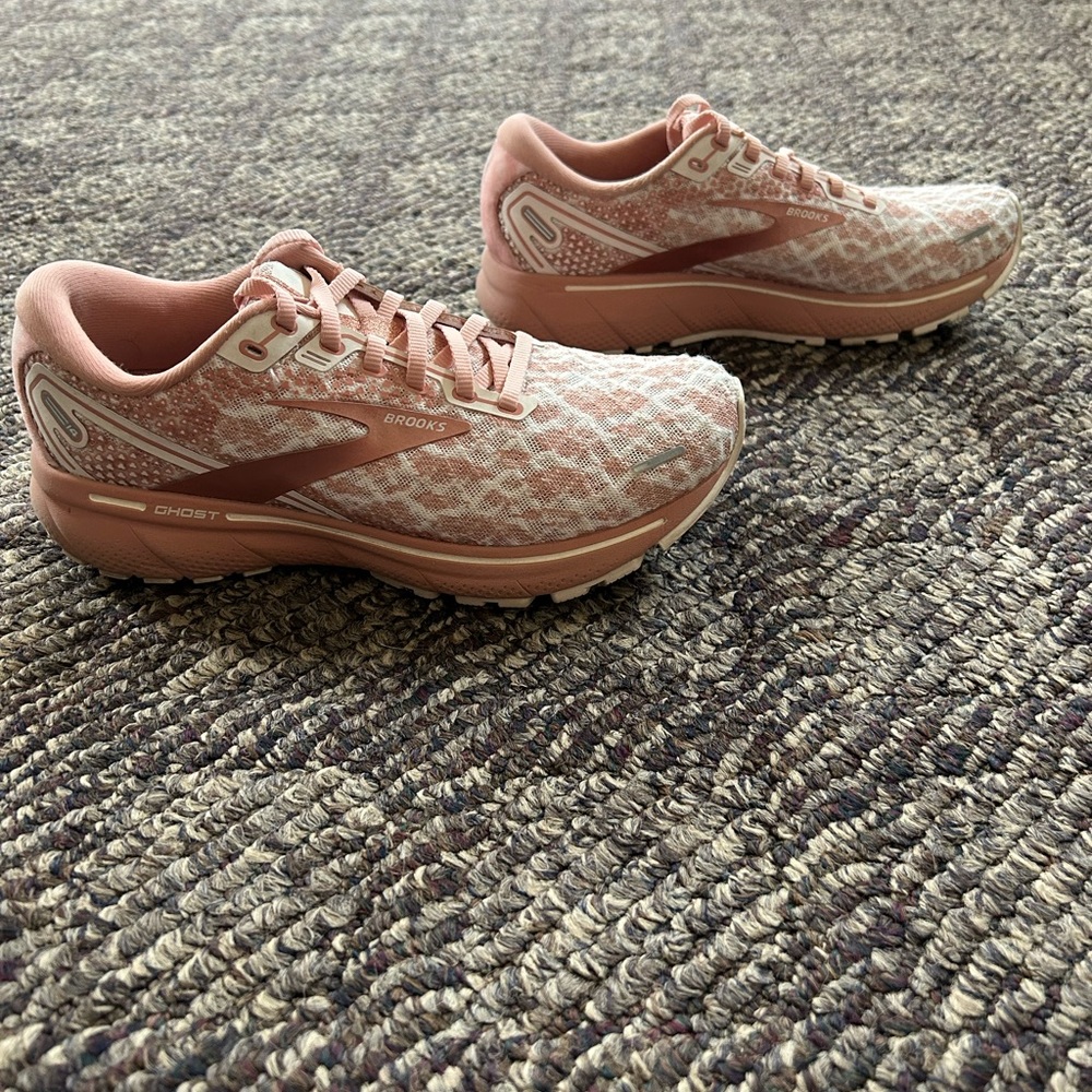 Brooks rose gold ghost running shoes